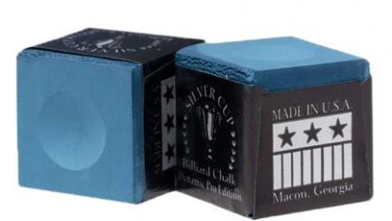 Бильярдный мел Silver Cup Dynamic Pro, 12 шт (синий)