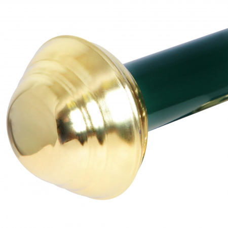 Бильярдный светильник Престиж 5 плафонов (зеленый, зеленая штанга)